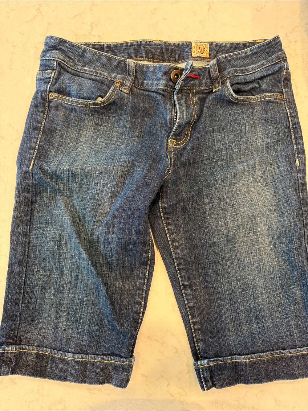 Chip & Pepper Women's Blue Denim Bermuda Shorts